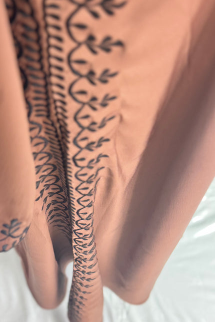 Caramel Vine Abaya