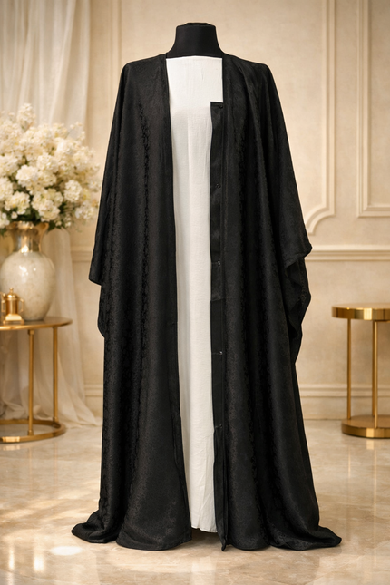 Zafran Print Abaya