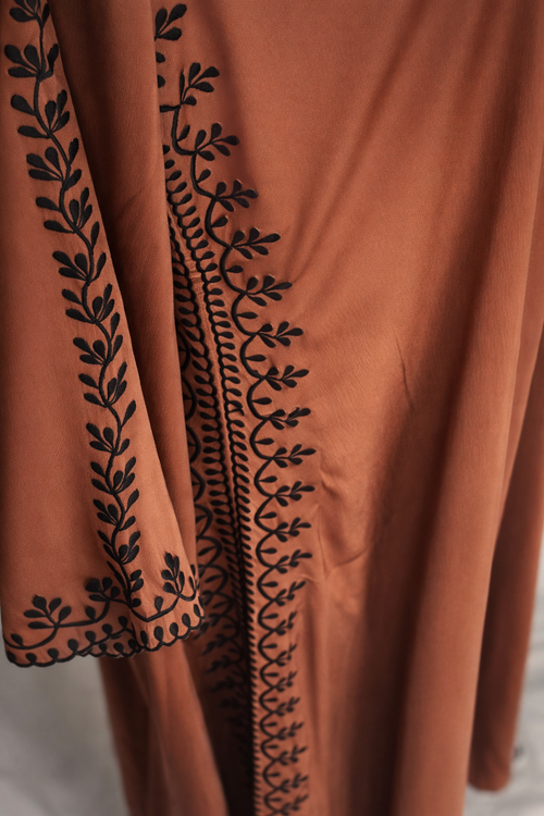 Caramel Vine Abaya