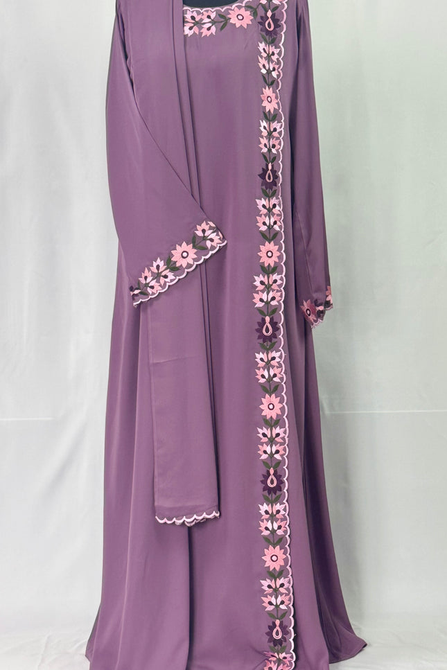 Blossom Edge Abaya