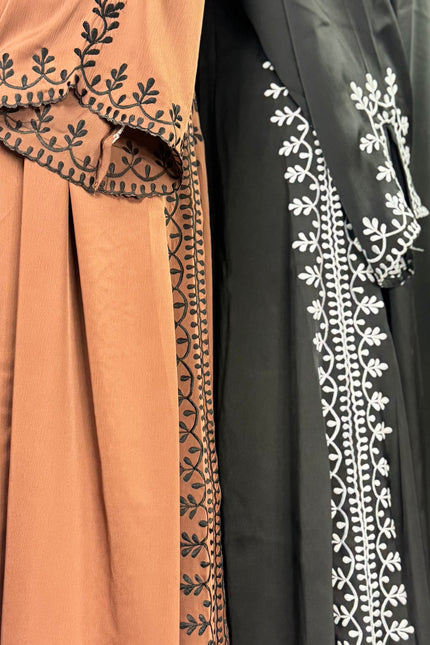Caramel Vine Abaya