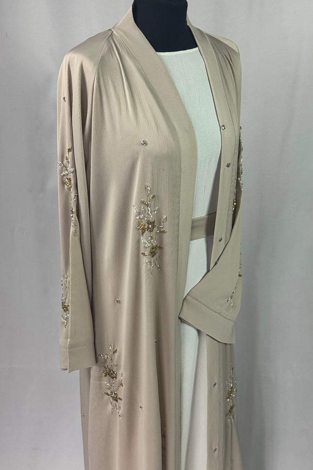 Ivory Bloom Abaya