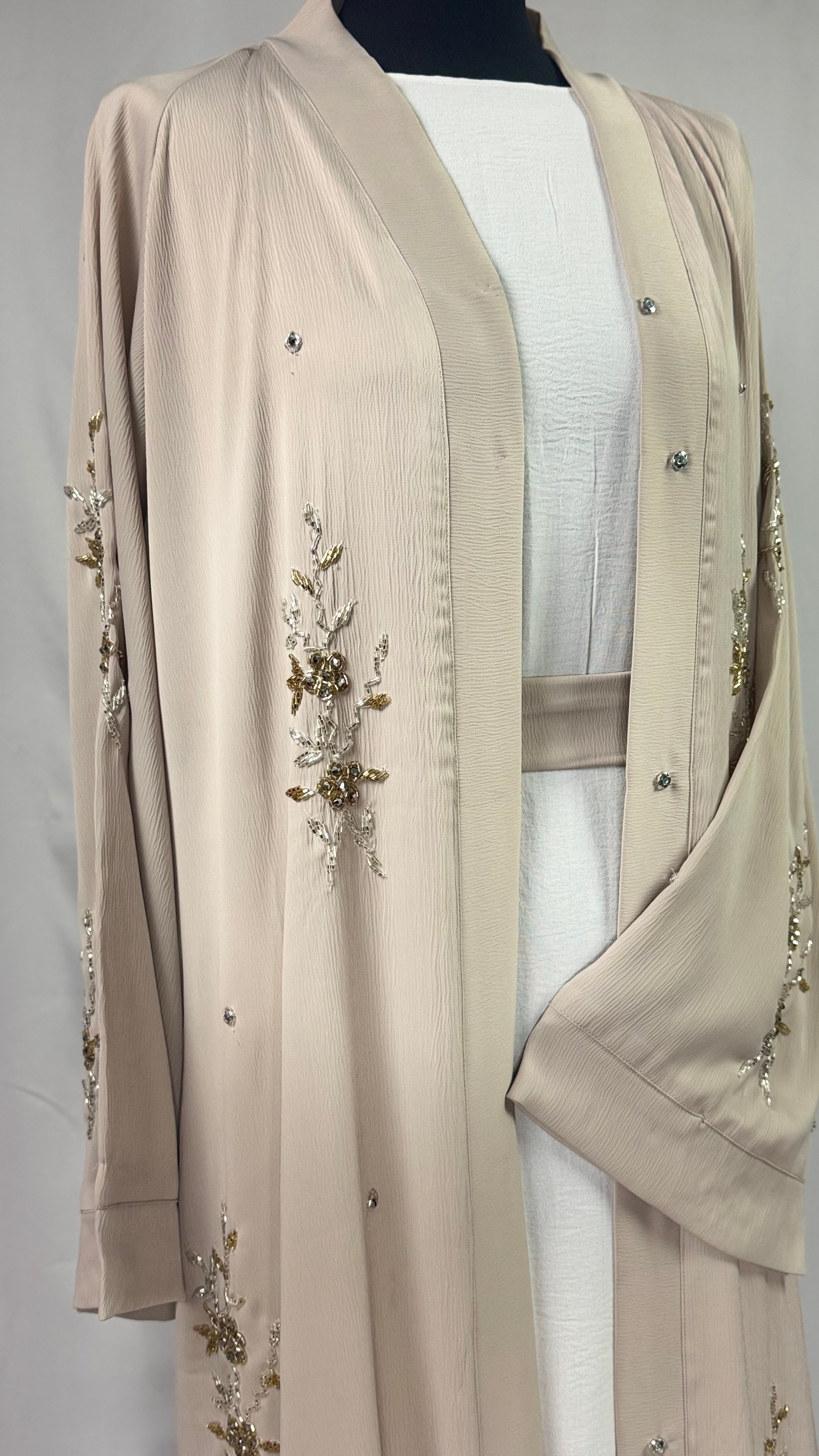 Ivory Bloom Abaya