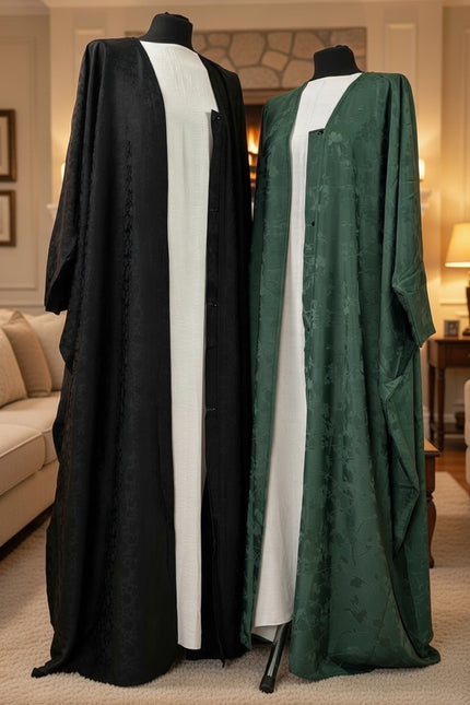 Zafran Print Abaya