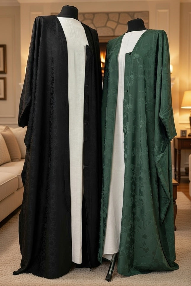 Zafran Print Abaya