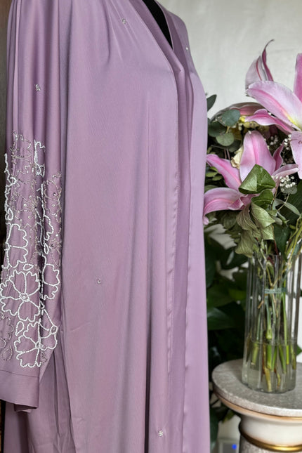 Lilac Bloom Abaya