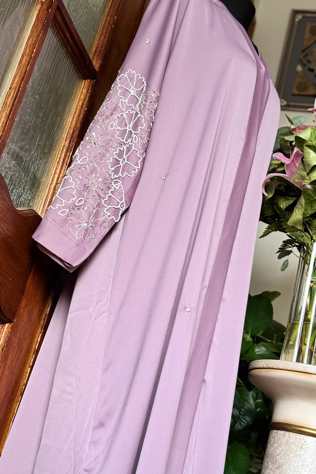 Lilac Bloom Abaya